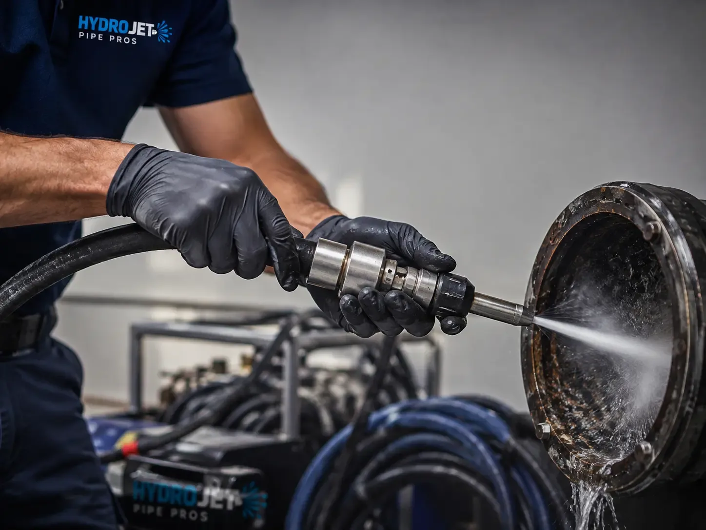 Hydro Jet Pipe Descaling in Cascade Locks, OR